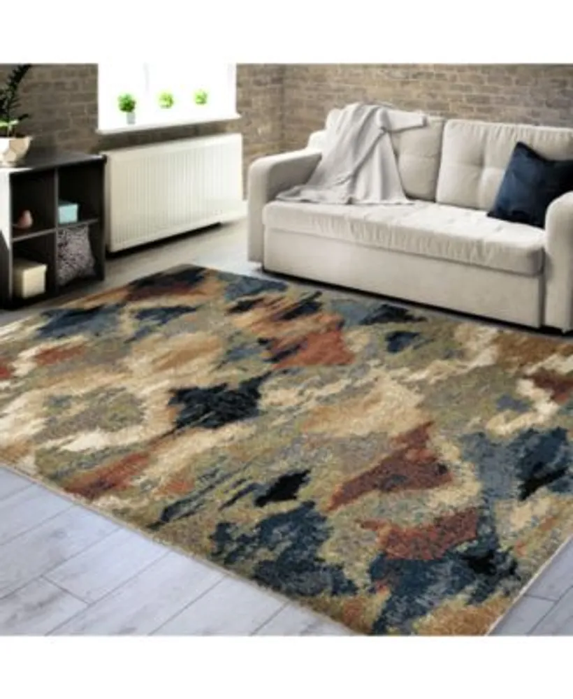 Orian Next Generation Diamond Heather Sunshine Area Rugs