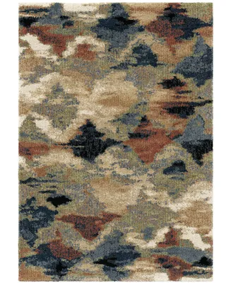 Orian Next Generation Diamond Heather Sunshine 6'7" x 9'8" Area Rug