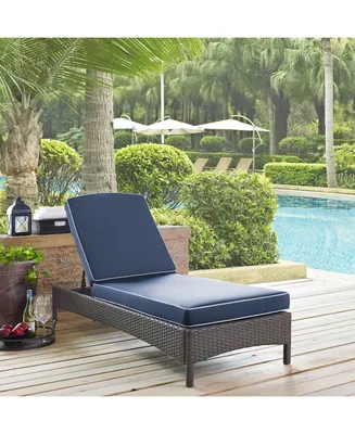 Palm Harbor Outdoor Wicker Chaise Lounge