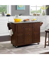 Eleanor Stainless Steel Top Kitchen Cart