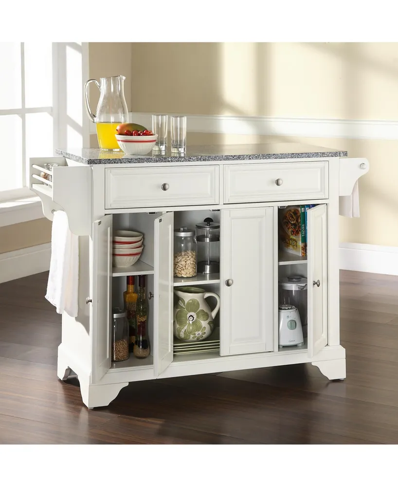 Lafayette Solid Granite Top Kitchen Island