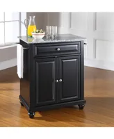 Cambridge Solid Granite Top Portable Kitchen Island