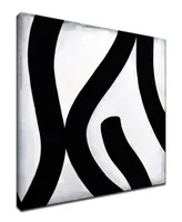 Ready2HangArt, 'Lines I' Shape Canvas Wall Art