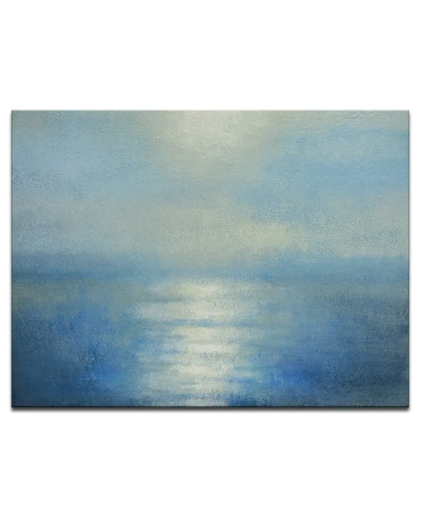 Ready2HangArt, 'Ocean Sunrise' Abstract Canvas Wall Art, 30x40"