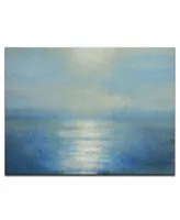 Ready2HangArt, 'Ocean Sunrise' Abstract Canvas Wall Art, 30x40"