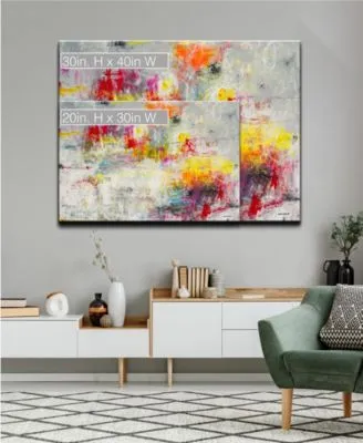Ready2hangart Tie Dye Colorful Abstract Canvas Wall Art Collection