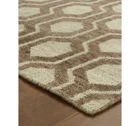 Closeout! Oriental Weavers Maddox 56504 Brown/Blue 3'6" x 5'6" Area Rug