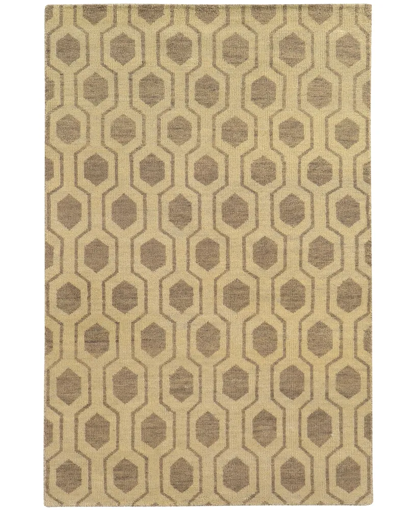 Closeout! Oriental Weavers Maddox 56505 Beige/Stone 3'6" x 5'6" Area Rug