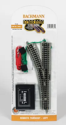 Bachmann Trains Remote Turnout Left 1 Card N Scale