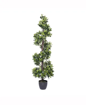 Vickerman 5' Artificial Spiral Bay Tree