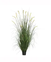 Vickerman 60" Pvc Artificial Potted Green Foxtail Grass X 420