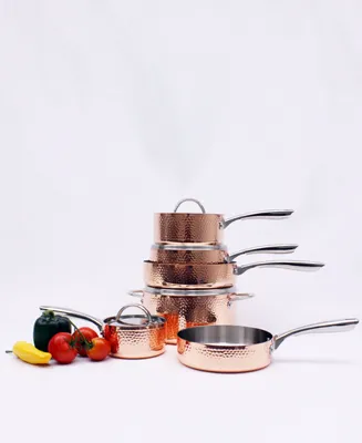 Berghoff Vintage Collection 10 Piece Polished Copper Cookware Set