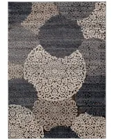 Trisha Yearwood Home Enjoy Mallory Chalk/Nightfall 5' x 7'6" Area Rug