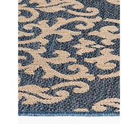 Closeout! Km Home Temptation Indoor/Outdoor 6'7" x 9'6" Area Rug