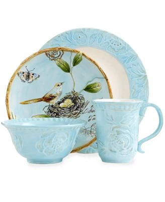 Fitz Floyd Dinnerware Toulouse Blue Collection