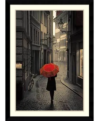 Amanti Art Red Rain Framed Art Print