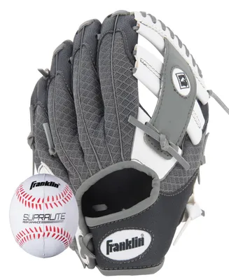 Franklin Sports 9.5" Teeball Meshtek Glove Ball Set - Right Handed