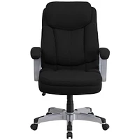 Hercules Series Big & Tall 500 Lb. Rated Black Fabric Executive Swivel Chair With Arms