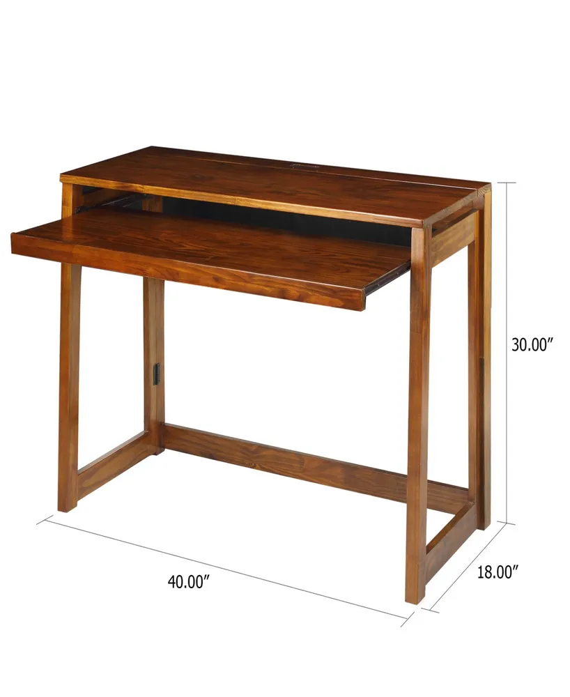 Montego Folding Desk with Pull Out