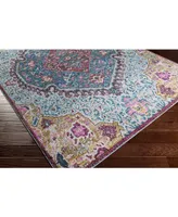 Closeout! Surya Anika Ani-1015 Aqua 5'3" x 7'3" Area Rug