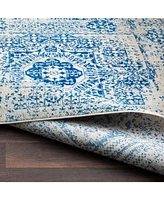 Livabliss Harput Hap- Dark Blue 5'3" x 7'3" Area Rug