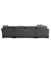 Elliot Ii 138" Fabric 3-Pc. Chaise Sectional, Created for Macy's