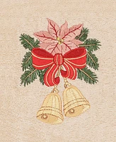 Linum Home Christmas Bells 100% Turkish Cotton Hand Towel