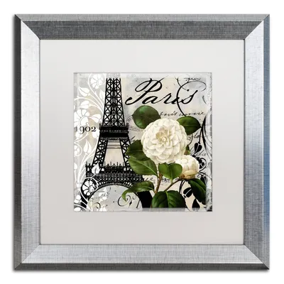 Color Bakery 'Paris Blanc I' Matted Framed Art, 16" x 16"