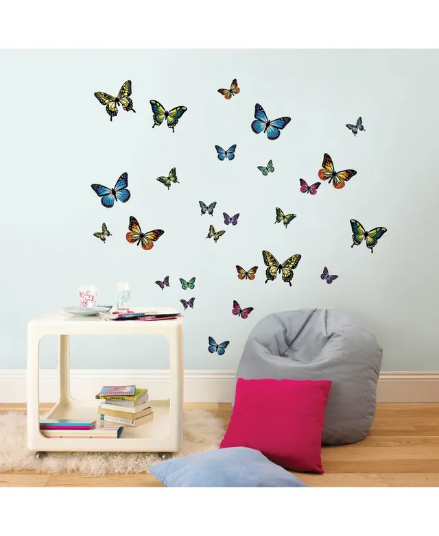 Bedtime Originals Butterfly Kisses Pink/Purple Wall Decals/Appliques