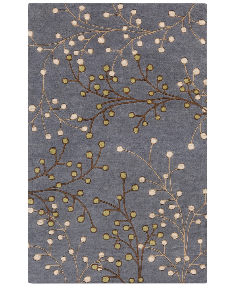 Livabliss Athena Ath-5125 Navy 4' x 6' Area Rug