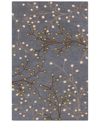 Livabliss Athena Ath-5125 Navy 4' x 6' Area Rug