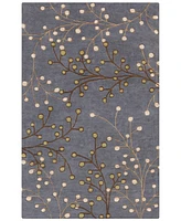 Livabliss Athena Ath-5125 Navy 4' x 6' Area Rug