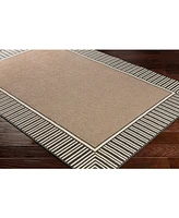 Livabliss Alfresco Alf-9684 Camel 2'3" x 7'9" Runner Area Rug, Indoor/Outdoor