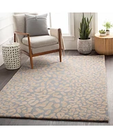 Livabliss Athena Ath-5001 Medium Gray 4' x 6' Area Rug