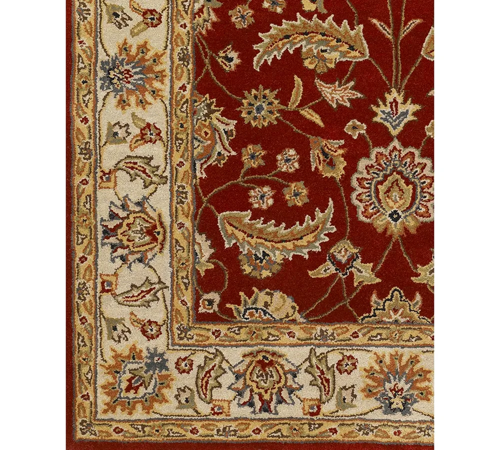 Livabliss Caesar Cae-1022 Dark Red 4' x 6' Area Rug