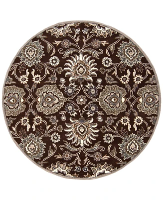 Surya Caesar Cae-1063 Dark Brown 6' Round Area Rug