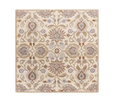 Livabliss Caesar Cae-1109 Cream 8' Square Area Rug