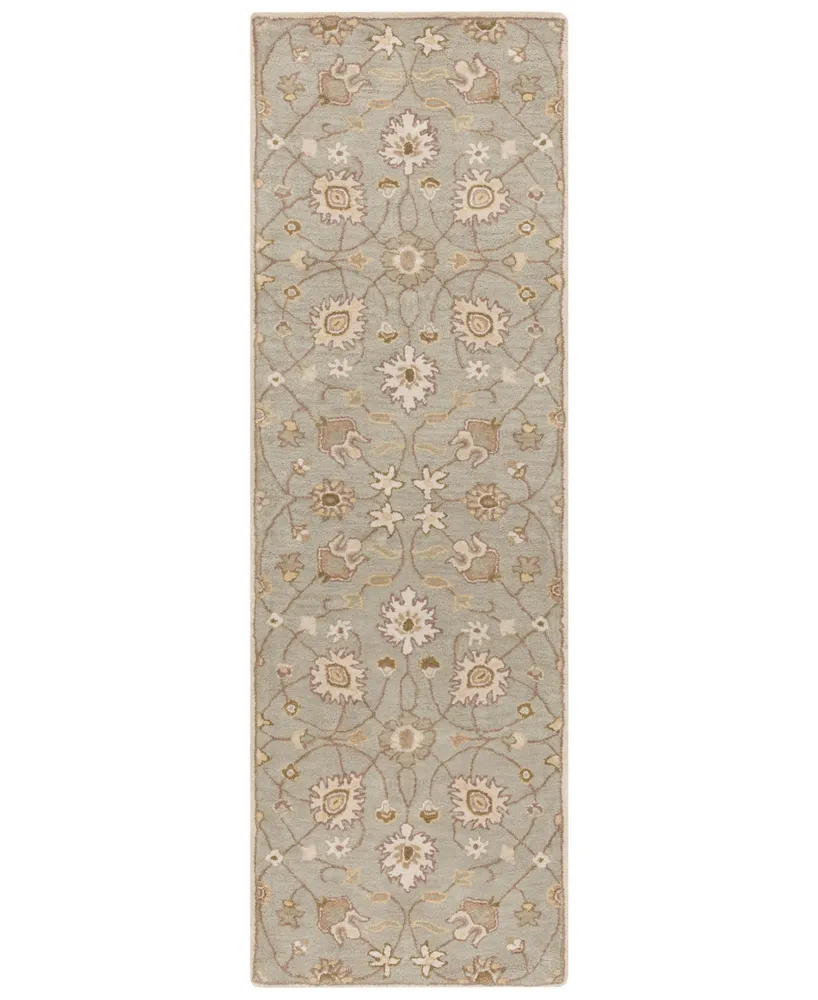 Livabliss Caesar Cae-1121 Khaki 2'6" x 8' Runner Area Rug