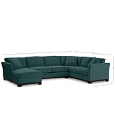 Elliot Ii 138" Fabric 3-Piece Chaise Sleeper Sectional, Created for Macy's