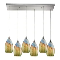 Geologic 1 Light Pendant in Satin Nickel