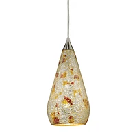 Curvalo Silver Muilti Crackle Pendant