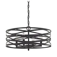 Vorticy 4 Light Chandelier in Oil Rubbed Bronze