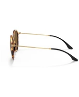 Ray-Ban Sunglasses, RB2447 Round Fleck
