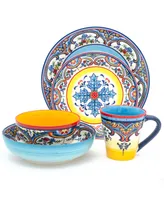 Euro Ceramica Zanzibar Piece Stoneware Dinnerware Set