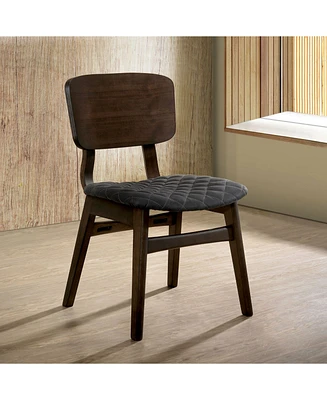 Jaykub Quilted Seat Dining Chair (Set of 2)