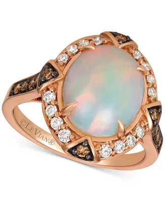 Le Vian Opal (2-1/5 ct. t.w.) & Diamond (1/2 Ring 14k Rose Gold