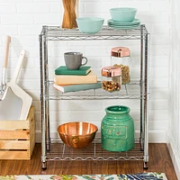 Honey Can Do 3-tier Chrome Shelving Unit