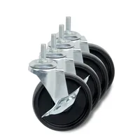 Honey Can Do Set of 4 Shelving Unit Wheels