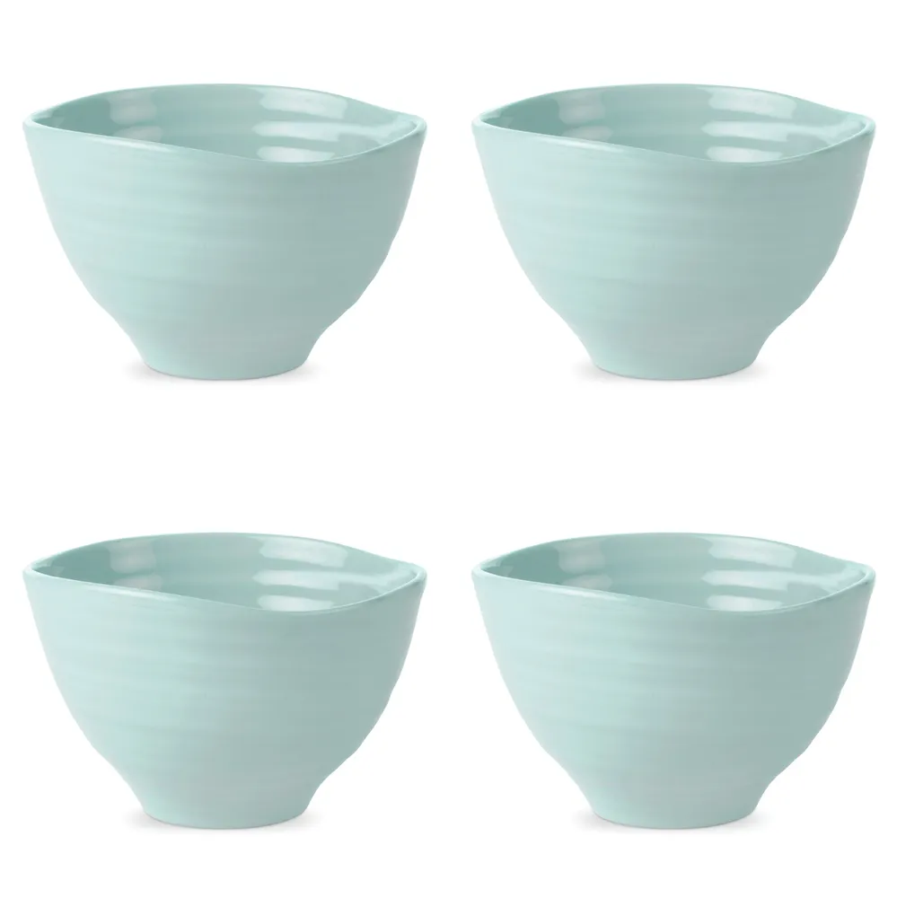 Portmeirion Sophie Conran Celadon Small Footed Bowl Set of 4