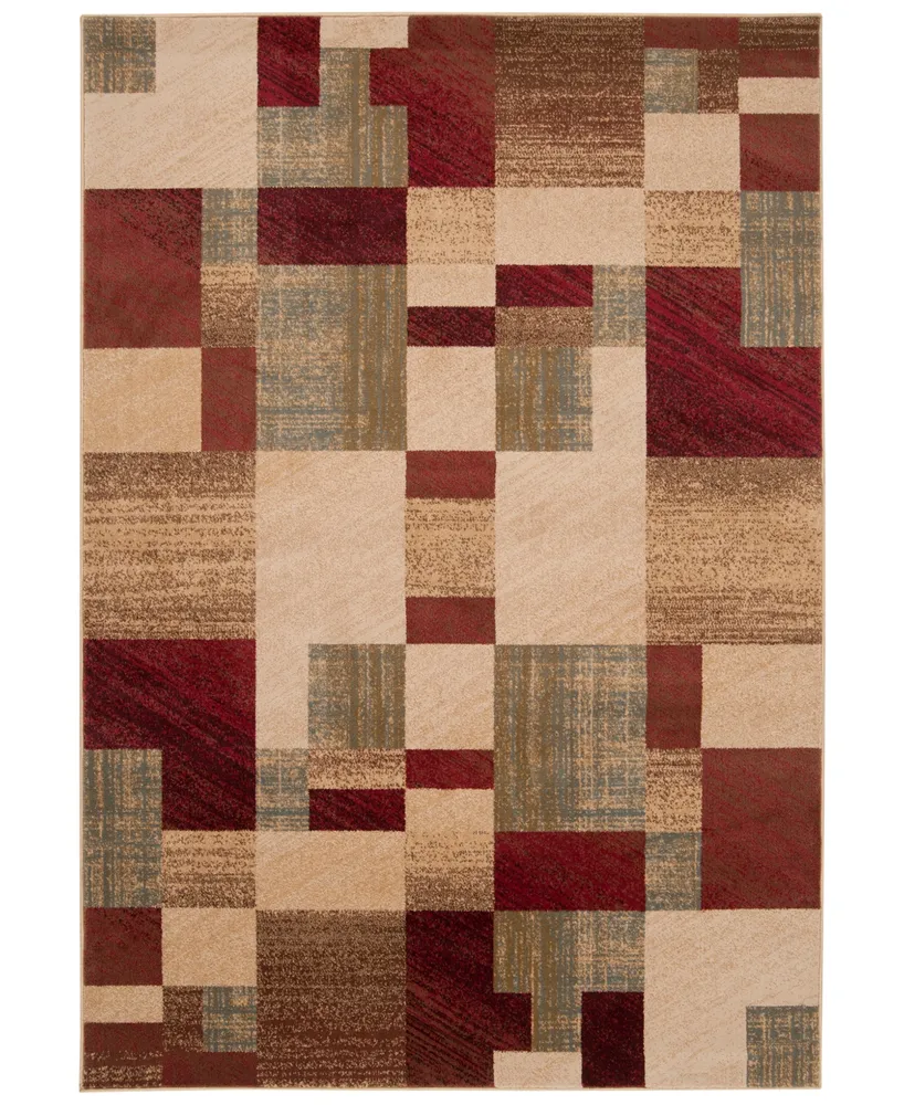 Closeout! Surya Riley Rly-5006 Dark Red 2' x 3'3" Area Rug